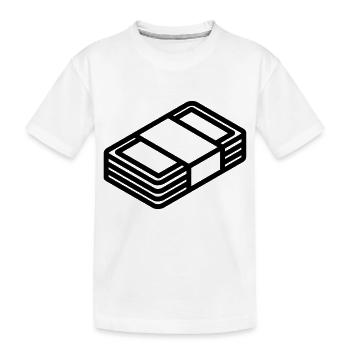 Argent - T-shirt bio Premium Enfant - blanc - Devant