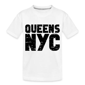 Queens NYC - T-shirt bio Premium Enfant - blanc - Devant