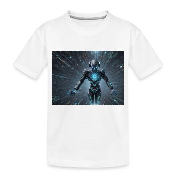 Synthèse de l’avenir de la technologie - T-shirt bio Premium Enfant - blanc - Devant