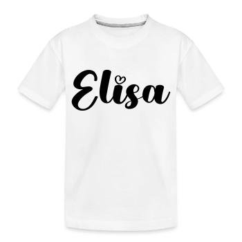 TEST ELISA - T-shirt bio Premium Enfant - blanc - Devant