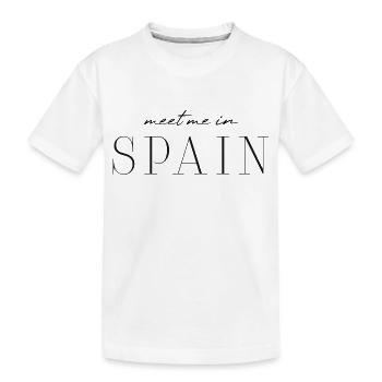 J’aime l’Espagne - T-shirt bio Premium Enfant - blanc - Devant