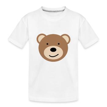 Ours - Ours pour enfants - T-shirt bio Premium Enfant - blanc - Devant