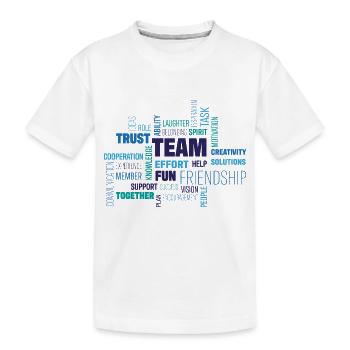 Équipe - T-shirt bio Premium Enfant - blanc - Devant