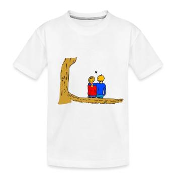 Keine Ahnung diese - Kinder Premium Bio T-Shirt - Weiß - Vorne