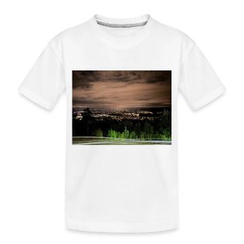 Oslo bei Nacht - Kinder Premium Bio T-Shirt - Weiß - Vorne