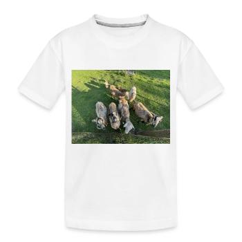 Was ne Herde - Kinder Premium Bio T-Shirt - Weiß - Vorne