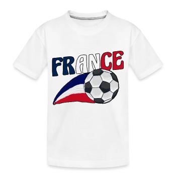 Français Français France - T-shirt bio Premium Enfant - blanc - Devant