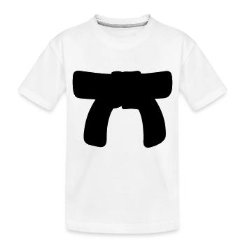 ceinture - T-shirt bio Premium Enfant - blanc - Devant