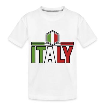 Italie Italien Italien Italie - T-shirt bio Premium Enfant - blanc - Devant