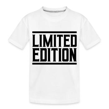 limited edition - Kinder Premium Bio T-Shirt - Weiß - Vorne