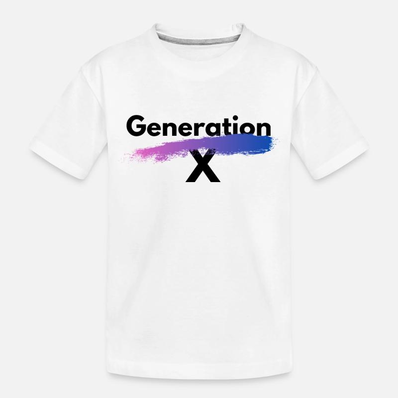 Generation X - Kinder Premium Bio T-Shirt - Weiß