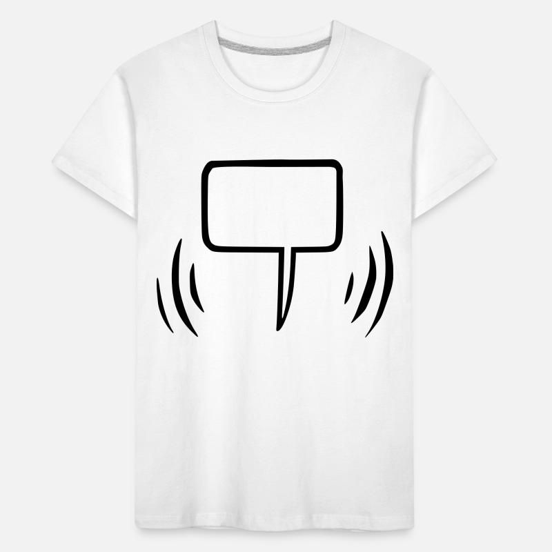 Speech bubble empty Kids' Premium Organic T-Shirt