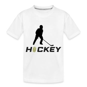 hockey - T-shirt bio Premium Enfant - blanc - Devant