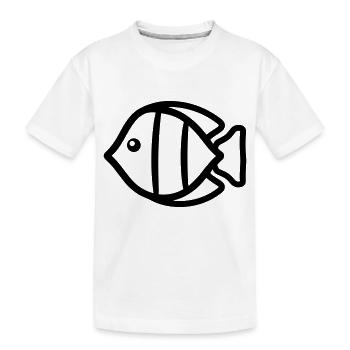 Poisson - T-shirt bio Premium Enfant - blanc - Devant