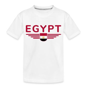 Egypt Cairo Fan Outfit T Shirt Design Fashion - Kids' Premium Organic T-Shirt - white - Front
