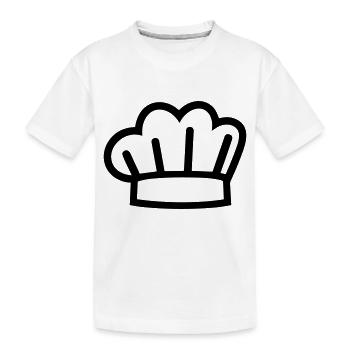 Chef de cuisine - Kids' Premium Organic T-Shirt - white - Front