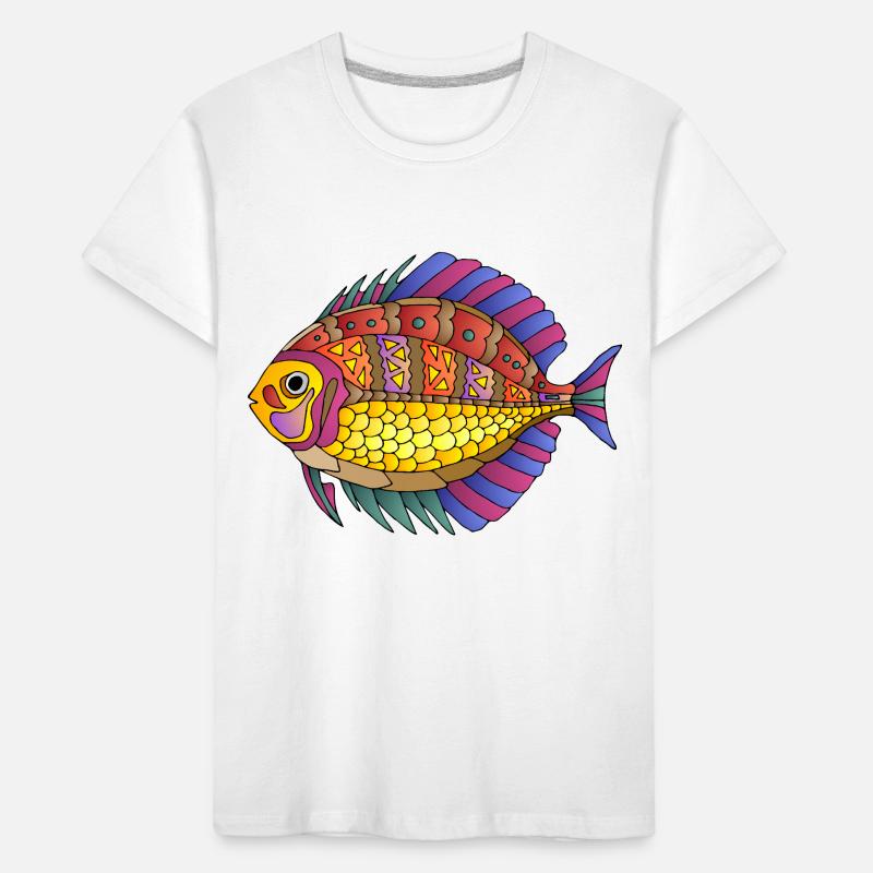 Fish Kids' Premium Organic T-Shirt