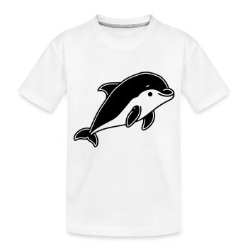 dauphin - T-shirt bio Premium Enfant - blanc - Devant