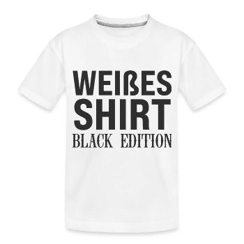HAHAHA chemise blanche omg - T-shirt bio Premium Enfant - blanc - Devant