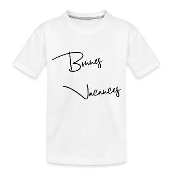 GELIEBTE. VIELEN DANK. DANKE HERRIN - Kinder Premium Bio T-Shirt - Weiß - Vorne