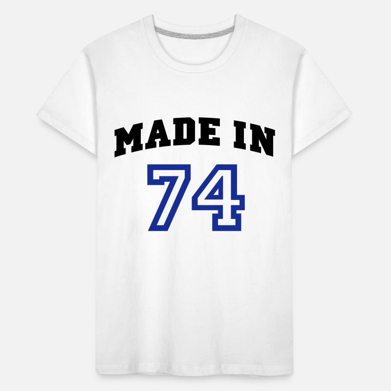 mp_madein74b Kids' Premium Organic T-Shirt