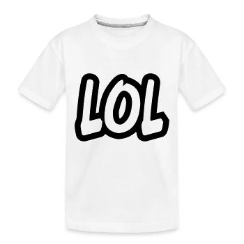 LOL - T-shirt bio Premium Enfant - blanc - Devant