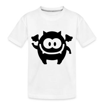 Monsterchen - Line - T-shirt bio Premium Enfant - blanc - Devant