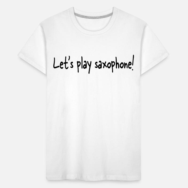 Let's play saxophone Kids' Premium Organic T-Shirt