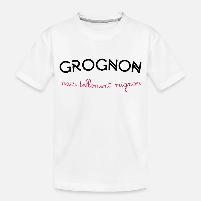 grognon - T-shirt bio Premium Enfant - blanc