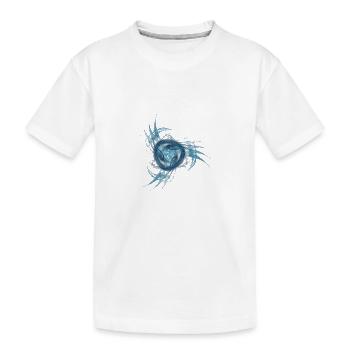 Celtic-Fractal - Kinder Premium Bio T-Shirt - Weiß - Vorne