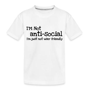 Social geek - T-shirt bio Premium Enfant - blanc - Devant
