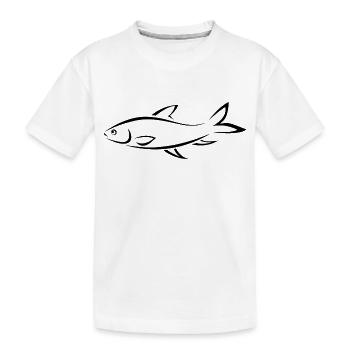 fish319 - T-shirt bio Premium Enfant - blanc - Devant