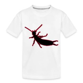 Les perce-oreilles (2 couleurs) vecteur - T-shirt bio Premium Enfant - blanc - Devant