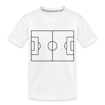 Für wahre Fußballfans - Kinder Premium Bio T-Shirt - Weiß - Vorne