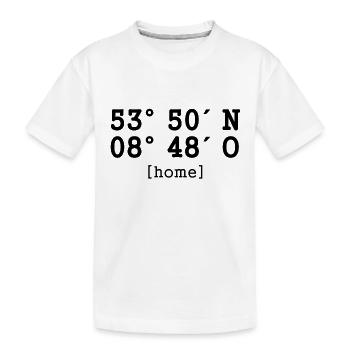 Bremen coordinates home - Kids' Premium Organic T-Shirt - white - Front