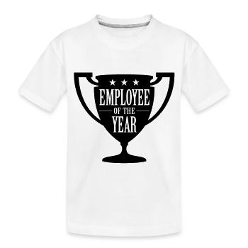 Employee of the Year! - Kids' Premium Organic T-Shirt - white - Front