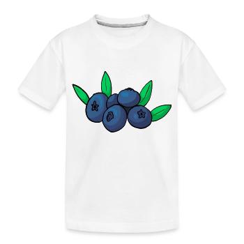Myrtille Besing Myrtille Noir Veggie - T-shirt bio Premium Enfant - blanc - Devant