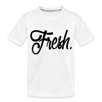 noir frais - T-shirt bio Premium Enfant - blanc - Devant
