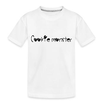 Cookie Monster - T-shirt bio Premium Enfant - blanc - Devant