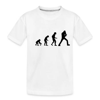 guitare evolution e-guitare e-rock metal - T-shirt bio Premium Enfant - blanc - Devant