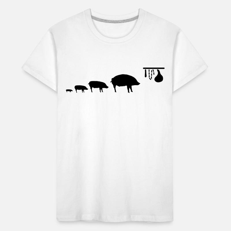 pig_evolution Kinder Premium Bio T-Shirt
