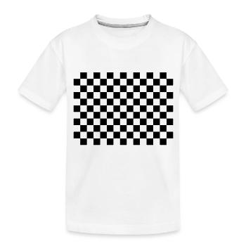 Damier - T-shirt bio Premium Enfant - blanc - Devant