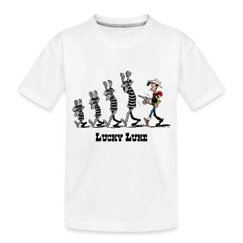 Lucky Luke Arrested Dalton Brothers - Kids' Premium Organic T-Shirt - white - Front