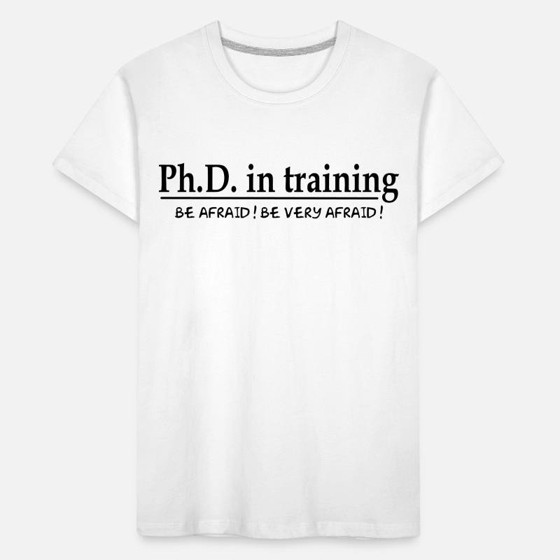 PhD in training T-shirt bio Premium Enfant