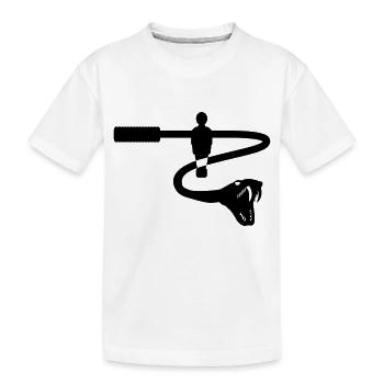 Tischfussball - Kinder Premium Bio T-Shirt - Weiß - Vorne