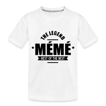 mémé - T-shirt bio Premium Enfant - blanc - Devant