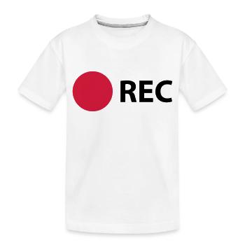 RECORD - T-shirt bio Premium Enfant - blanc - Devant