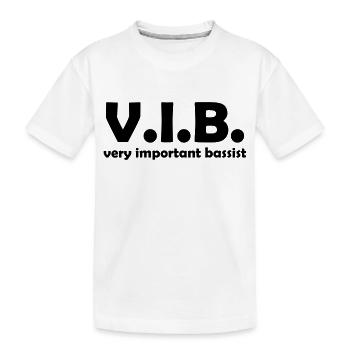 very important bassist - Kinder Premium Bio T-Shirt - Weiß - Vorne