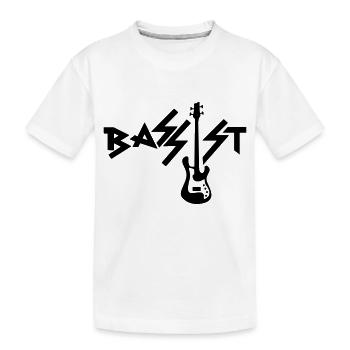 Bassist - T-shirt bio Premium Enfant - blanc - Devant