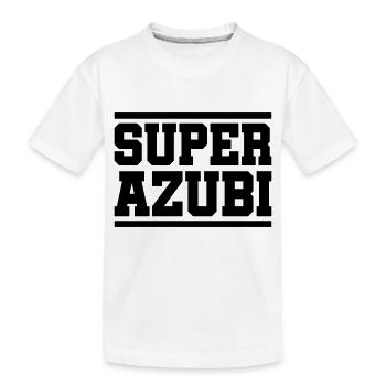super azubi - Kinder Premium Bio T-Shirt - Weiß - Vorne